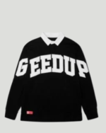 Geedup O S Team Logo Rugby Jersey Black